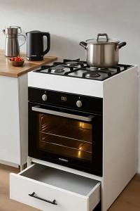 Ankastre Dolabı Çekmeceli